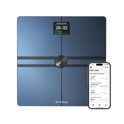 4. Withings Body Comp Elektronische Personenwaage, 200 kg, 50 g, 5 kg, kg, lb