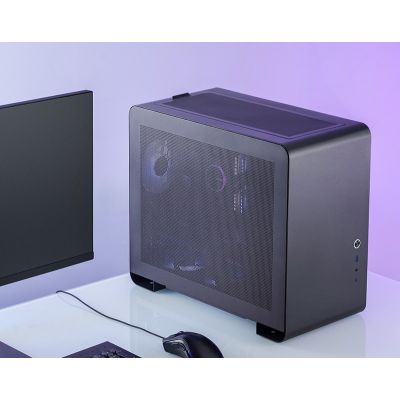 16. Jonsbo U4 Mini Mesh Micro-ATX Gehäuse - Schwarz