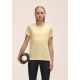 2. Casall Soft Texture Tee Gelbes Damen-T-Shirt