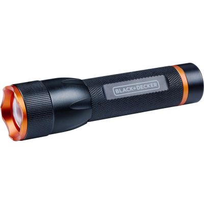 8. Taktische Aluminium-Taschenlampe 10 W, 500 Lumen, BLACK+DECKER