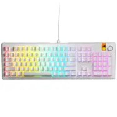 8. Glorious Gaming GMMK 3 HE 100% vorgefertigte USB-Tastatur QWERTY US-Englisch Weiß