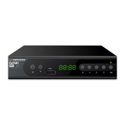 15. ESPERANZA DVB-T2 Tuner H.265/HEVC EV106R
