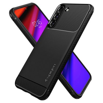 12. Spigen Rugged Armor Hülle für Samsung Galaxy S22 – Mattschwarz