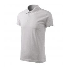 Malfini Single J. M MLI-20203 hellgraues Melange-Poloshirt
