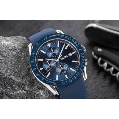 4. Herrenuhr Skmei 9253PSIBU + Box