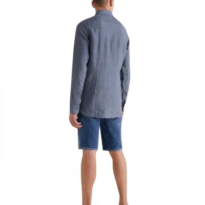 7. Tommy Hilfiger Pigmentgefärbtes Leinenhemd M MW0MW23147
