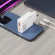 8. Dudao A30EUT 30W GaN-Wandladegerät USB-A / USB-C + USB-C - USB-C-Kabel - Weiß