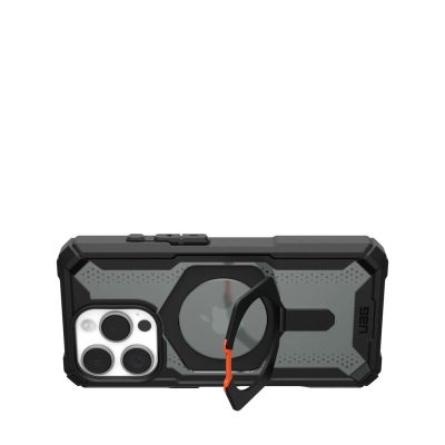 4. UAG Plasma XTE Magsafe Schutzhülle mit Ständer für iPhone 16 Pro, kompatibel mit MagSafe (Schwarz/Orange)