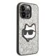 4. Karl Lagerfeld KLHCP14XG2CPS iPhone 14 Pro Max 6,7" Silber/Silber Hardcase Glitter Choupette Patch