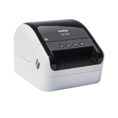 4. Brother QL-1100C | Thermodrucker | Etikettendrucker | Glänzend Schwarz/Weiß