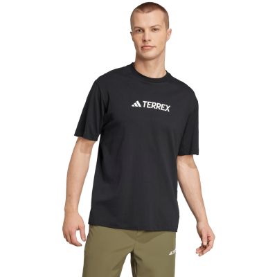 7. adidas Terrex Classic Logo T-Shirt für Herren, schwarz, JF9143