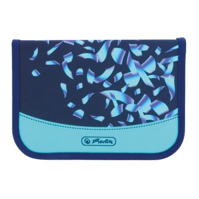 15. Herlitz SoftLight Plus Greenline Blue Ice Schulrucksack-Set Mädchen Polyester Blau, Marineblau (Marineblau)