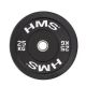 11. Olympiascheibe HMS BLACK BUMPER 25 kg BBR25 