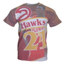 City Pride Mitchell & Ness Atlanta Hawks Dominique Wilkins NBA T-Shirt