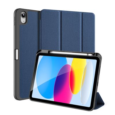 2. Dux Ducis Domo Smart Cover Hülle mit Ständer für iPad 10,9" (2022) / iPad 11" (2025), blau
