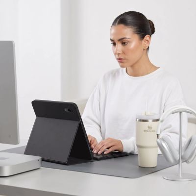 9. Tech-Protect SC Stifthülle + Bluetooth-Tastatur für Samsung Galaxy Tab S12+ 12,4" X840 / X846B - Schwarz