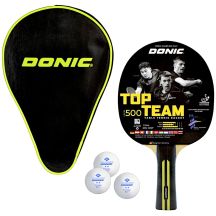 Tischtennisschlägerhülle, 3 Bälle, Top-Team, 500 Pots