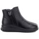 6. Bequeme Damen-Ankle-Boots mit Keilabsatz, schwarz, Potocki PT16398