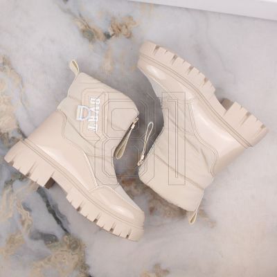14. Filippo W PAW498B insulated zippered snow boots, beige