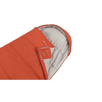 3. Outwell 230477 Schlafsack für Erwachsene, halbrechteckig, Polyester, Orange