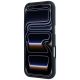 5. Guess Perforierte 4G Gold Logo Magsafe Hülle für iPhone 18 Pro / 17 Pro - Hellblau