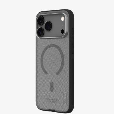 Nillkin Super Frosted Shield Pro Magnethülle kompatibel mit MagSafe für iPhone 17 Pro Max - Translucent Black