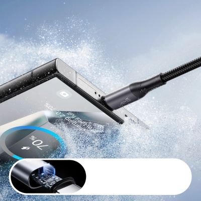 6. Joyroom S-A28 Flash Series 3A USB-A - USB-C Kabel 2m - schwarz