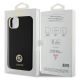 8. Guess Silicone Logo Strass 4G Case für iPhone 15 Plus / 14 Plus 6.7" - Schwarz