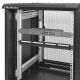 4. QOLTEC Rack-Schrank 19" | 15 HE | 600 x 855 x 600 mm | Perforierte Türen