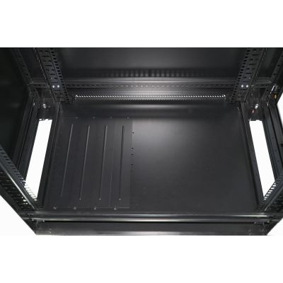 12. Extralink 37U 600x1000 EX.11403 Schwarzer Standrack-Schrank