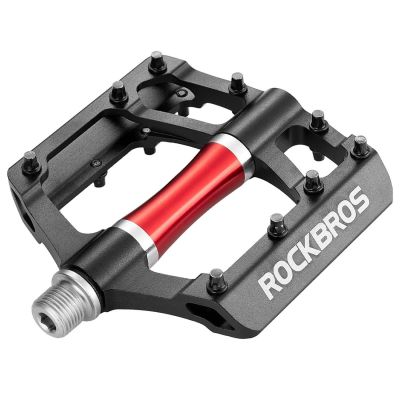 2. Rockbros 2020-12CBK Plattform-Fahrradpedale aus Aluminium – Schwarz
