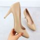 2. Sergio Leone 1396 kaffeefarbene Stiletto-Pumps