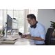 10. Poly Voyager Surround 80 UC On-Ear-Bluetooth-Kopfhörer, Microsoft Teams-zertifiziert, USB-C-Headset + USB-C/A-Adapter 8G7U0AA