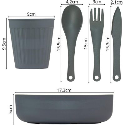 4. REDCLIFFS 6-in-1-Touristenbesteck-Set