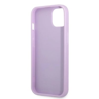 7. Ratet Guess , GUHCP13SPS4MU iPhone 13 mini 5,4" lila/lila Hardcase Saffiano 4G kleines Metalllogo