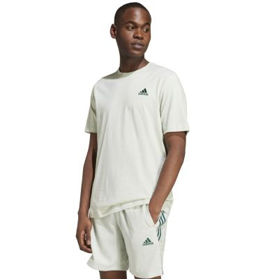 8. adidas Essentials Single Jersey T-Shirt mit kleinem, gesticktem Logo, M IX0119