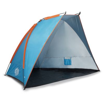 NILS CAMP NC8030 XXL blaues Strandzelt
