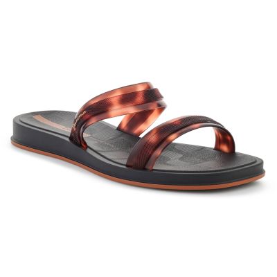 IPANEMA GLOW TRENDY SLIDE AD SCHWARZ/SCHILDKRÖTE/BRAUN 27421-BR850