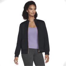 Skechers Go Walk Everywhere Kapuzenpullover mit durchgehendem Reißverschluss W3JA261-BLK Schwarz L
