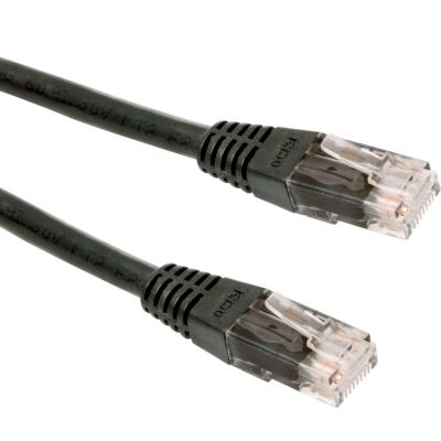 GEMBIRD PP12-3M/BK UTP-Kabel (3 m; UTP; schwarz)