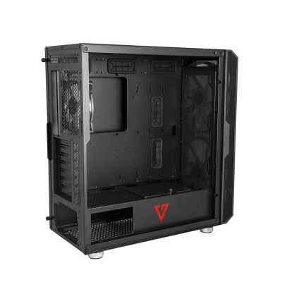 9. MODECOM VOLCANO AMIRANI ARGB SCHWARZES COMPUTERGEHÄUSE
