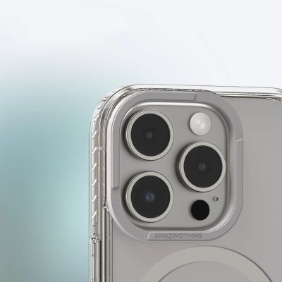 11. AmazingThing Titan Pro Mag Case mit Magnetring für iPhone 16 Pro - Grau