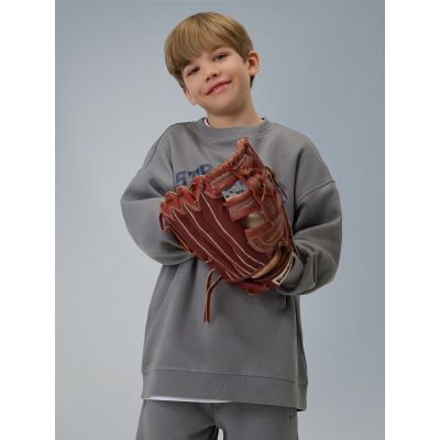 5. Lockerer Jungen-Sweatshirt ohne Kapuze 4F 4FJRSS26TSWSM2635-24S