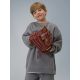 5. Lockerer Jungen-Sweatshirt ohne Kapuze 4F 4FJRSS26TSWSM2635-24S