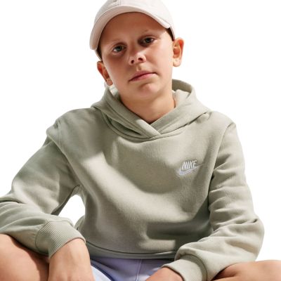 5. Nike Sportswear Club Fleece Kinder-Sweatshirt Hellgrün FD3000 304