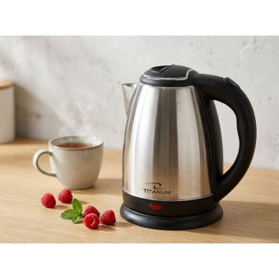 20. RORAIMA 1,8 L SILBER TITAN-WASSERWASSERKOCHER TKK102S