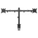 2. SAVIO Doppel-Tischhalterung für Monitore 17" - 32" 2x 2 - 9 kg UM-03