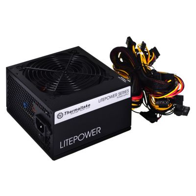12. THERMALTAKE Netzteil LITEPOWER II SCHWARZ 550W (AKTIVE PFC, 2x PEG, 120MM) PS-LTP-0550NPCNEU-2
