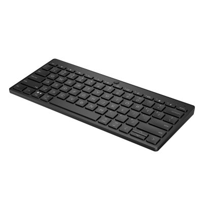 19. HP 350 Kompakte Bluetooth-Tastatur für mehrere Geräte, kabellos, Schwarz, 692S8AA