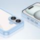 6. Outer Space Case mit Gelrahmen für iPhone 16 Plus – blau